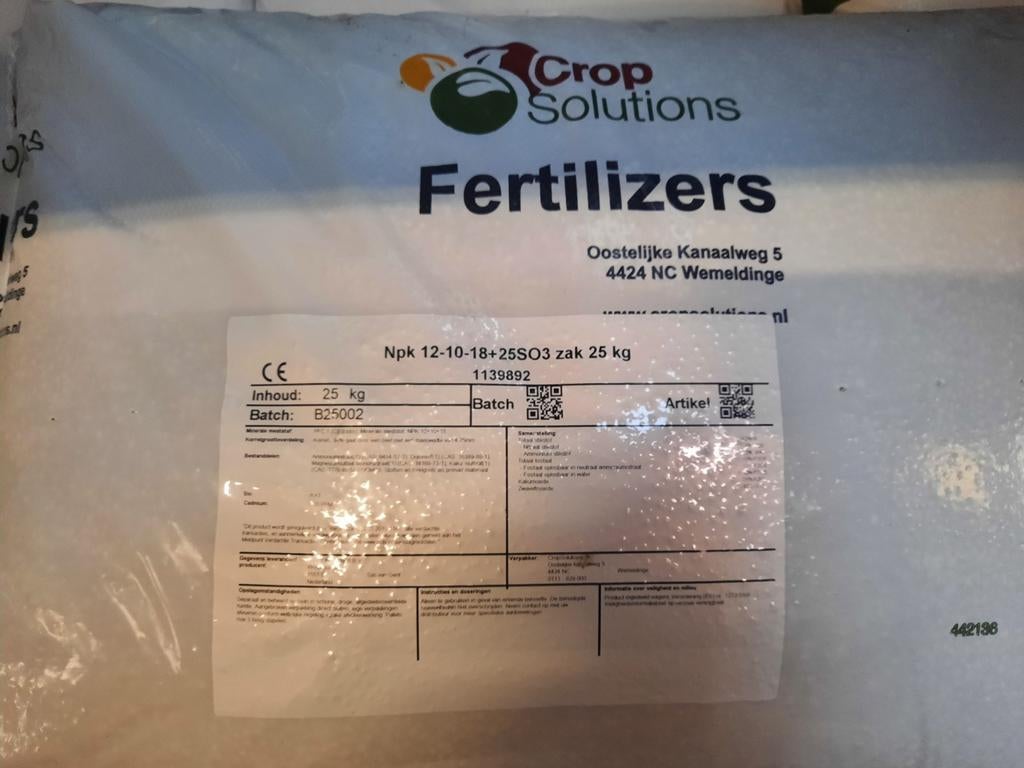 Npk 12-10-18, Ophalen, Tuinaarde