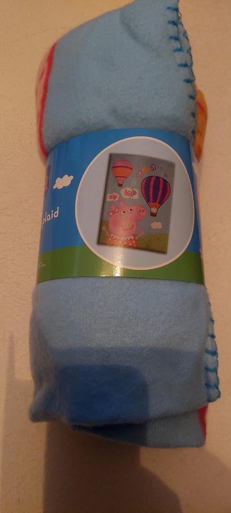 Fleece plaid maat 100 bij 140 cm nieuw Peppa Pig, Ophalen of Verzenden, Nieuw