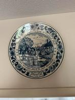 Delfts blauw wandbord 'Herfst' - Seizoenenthema, Ophalen of Verzenden