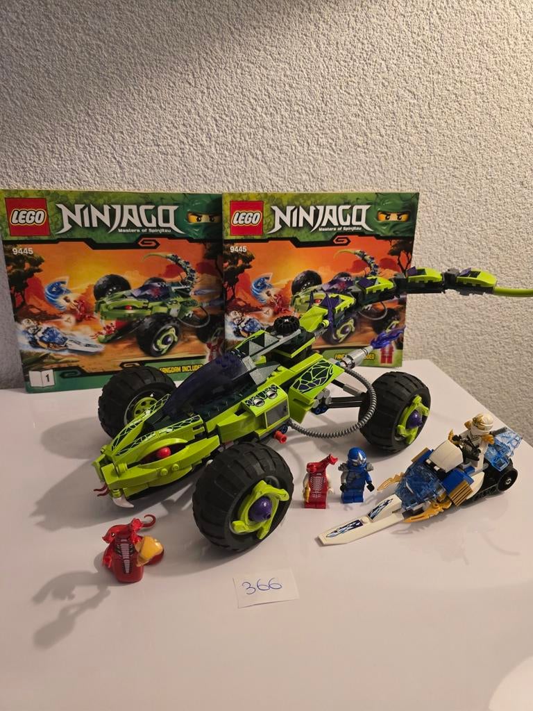 Lego Ninjago Masters of Spinjitzu 9445 100% COMPLEET, Ophalen of Verzenden, Zo goed als nieuw