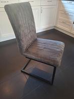 Eetkamerstoelen Pareda grijs, Ophalen, Gebruikt, Vijf, Zes of meer stoelen, Stof