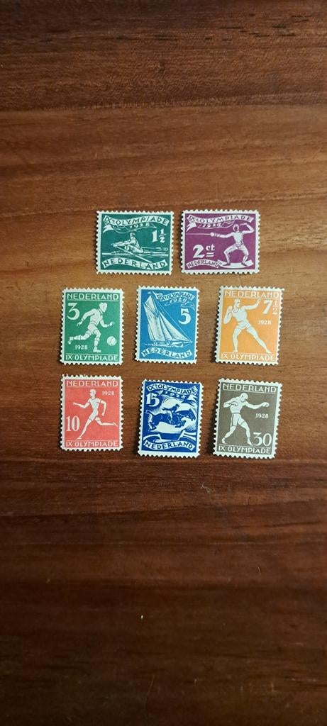 Olympiade Amsterdam ongebruikt met gom. 1928 ., Ophalen of Verzenden