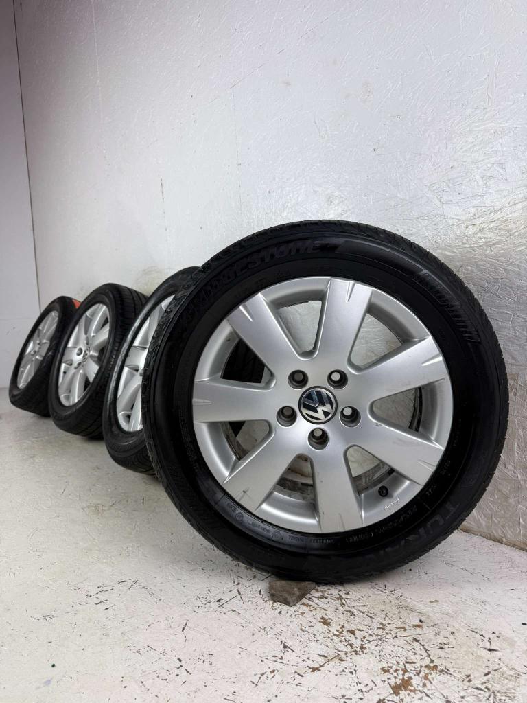 Originele Volkswagen Passat Jetta velgen 16" 5x112 vitus, Niet ingevuld, 16 inch, Banden en Velgen, Niet ingevuld