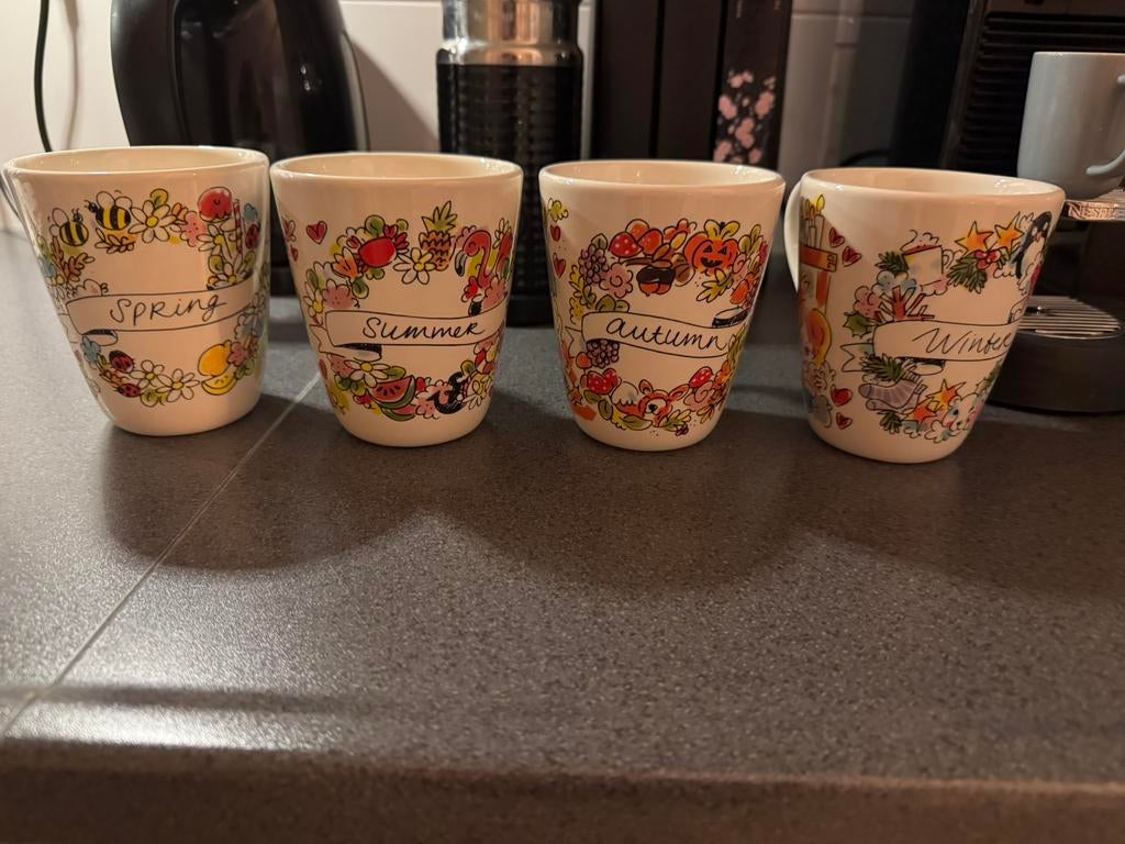 Blond Amsterdam 4 seizoenen mokken, Blond Amsterdam, Ophalen of Verzenden, Zo goed als nieuw, Kop(pen) en/of Schotel(s)