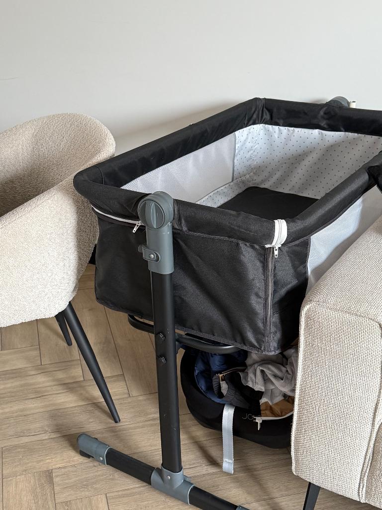 Co-sleeper, Ophalen, Gebruikt, Rechthoekig, In hoogte verstelbaar