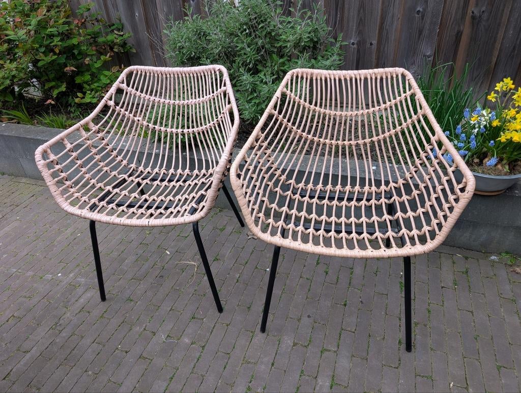 Rotan stoelen Lorraine (Xenos), Ophalen, Rotan