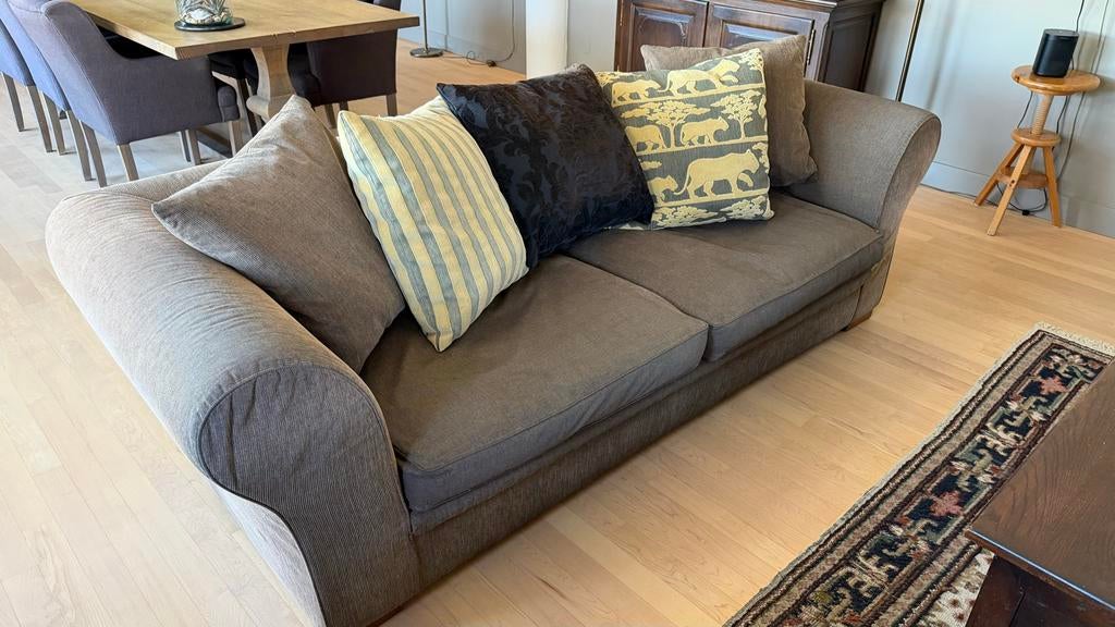 Originele FENDI bank - 2.35m breed, donsgevuld, GRATIS, Ophalen, Gebruikt, Driepersoons, 75 tot 100 cm