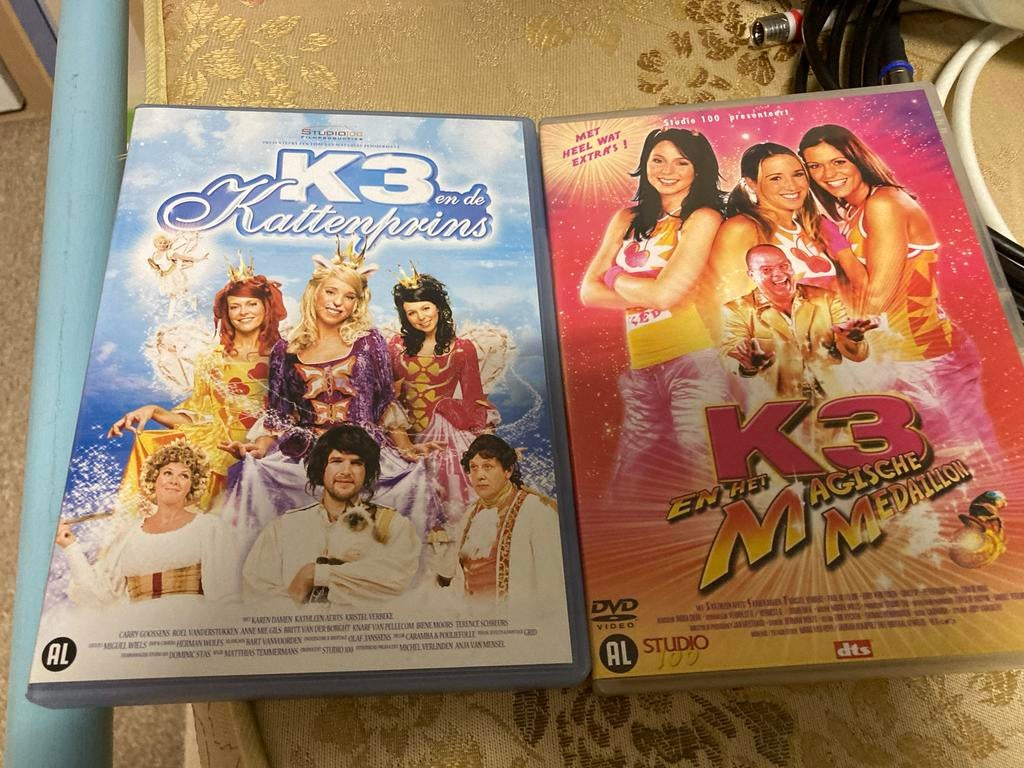 K3 DVD - Kattenprins en Magische Medaillon, Cd's en Dvd's, Dvd's | Kinderen en Jeugd, Alle leeftijden, Poppen, Ophalen of Verzenden