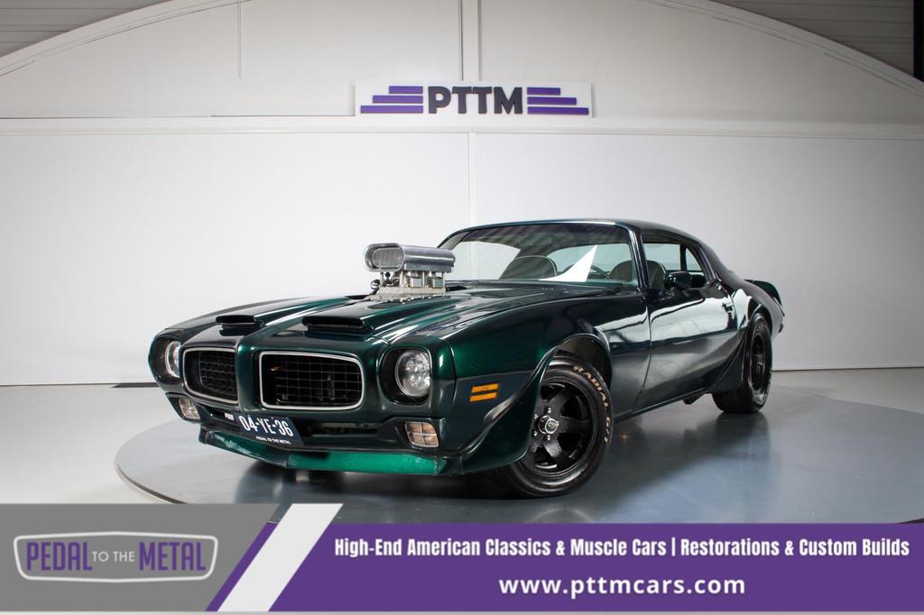 1975 Pontiac Firebird Formula Blower 800 HP, Auto's, Oldtimers, Automaat, Pontiac, Overige carrosserieën, Leder