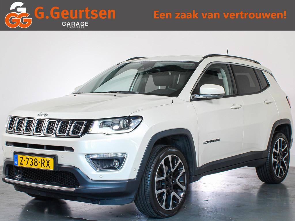 Jeep Compass 1.4 MultiAir Limited 4x4 Trekhaak, Stoel/Stuurv, Automaat, 450 kg, Gebruikt, 4 cilinders
