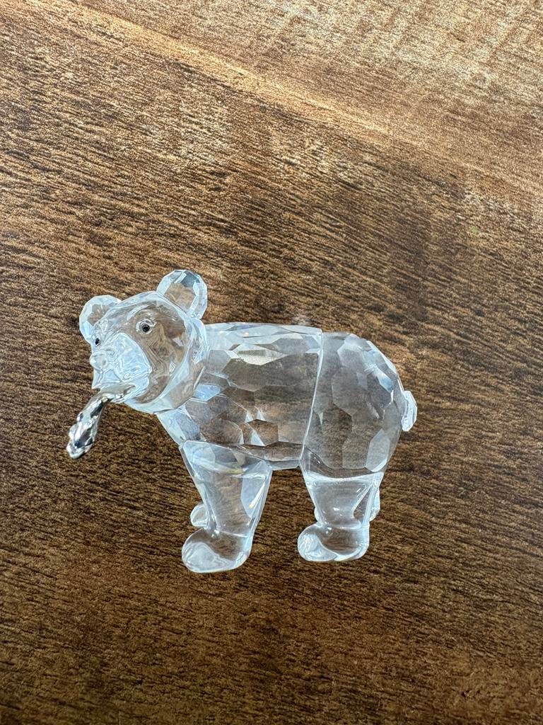 Swarovski Grizzlyjong, Ophalen of Verzenden, Zo goed als nieuw, Figuurtje