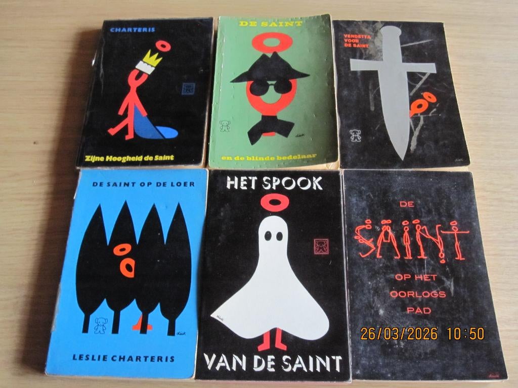 The Saint, zwarte beertjes pockets, Boeken, Detectives, Ophalen of Verzenden, Gelezen