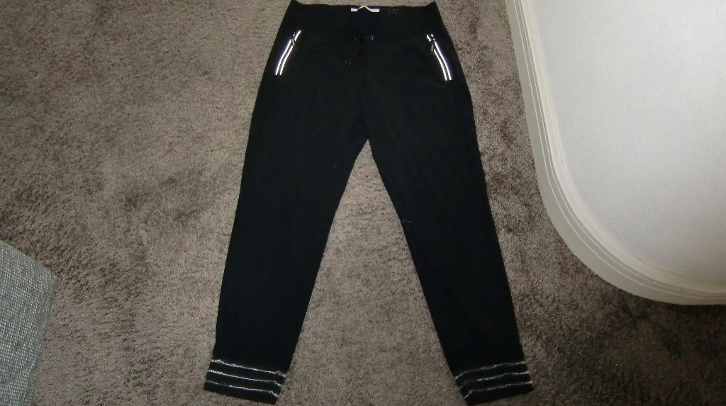 Travelstof broek  Raffaello Rossi  maat 38, Maat 38/40 (M), Zwart, Ophalen of Verzenden, Zo goed als nieuw