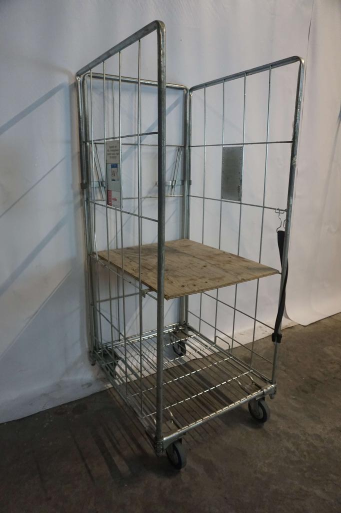 Rolcontainer transportwagen transportkar, Niet ingevuld, Gebruikt, Transportkar, Ophalen of Verzenden