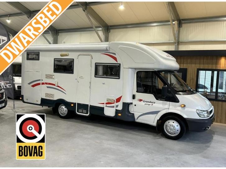 Roller Team Granduca XXL Garage 2004 Ford 125PK, Caravans en Kamperen, Campers, Bedrijf, tot en met 4, Half-integraal, Overige merken