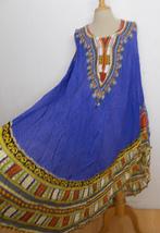 Ibiza/hippie/Afrika 100% katoenen print jurk! one size/XL, Overige kleuren, Verzenden, Maat 46/48 (XL) of groter, Zo goed als nieuw