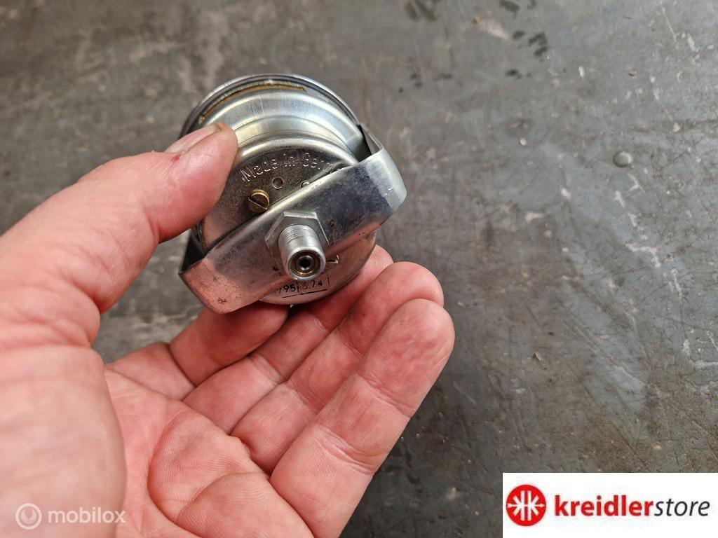 Kreidler VDO km teller voor druppelkoplamp zeer nette staat, Fietsen en Brommers, Brommeronderdelen | Kreidler, Gebruikt, Kreidler