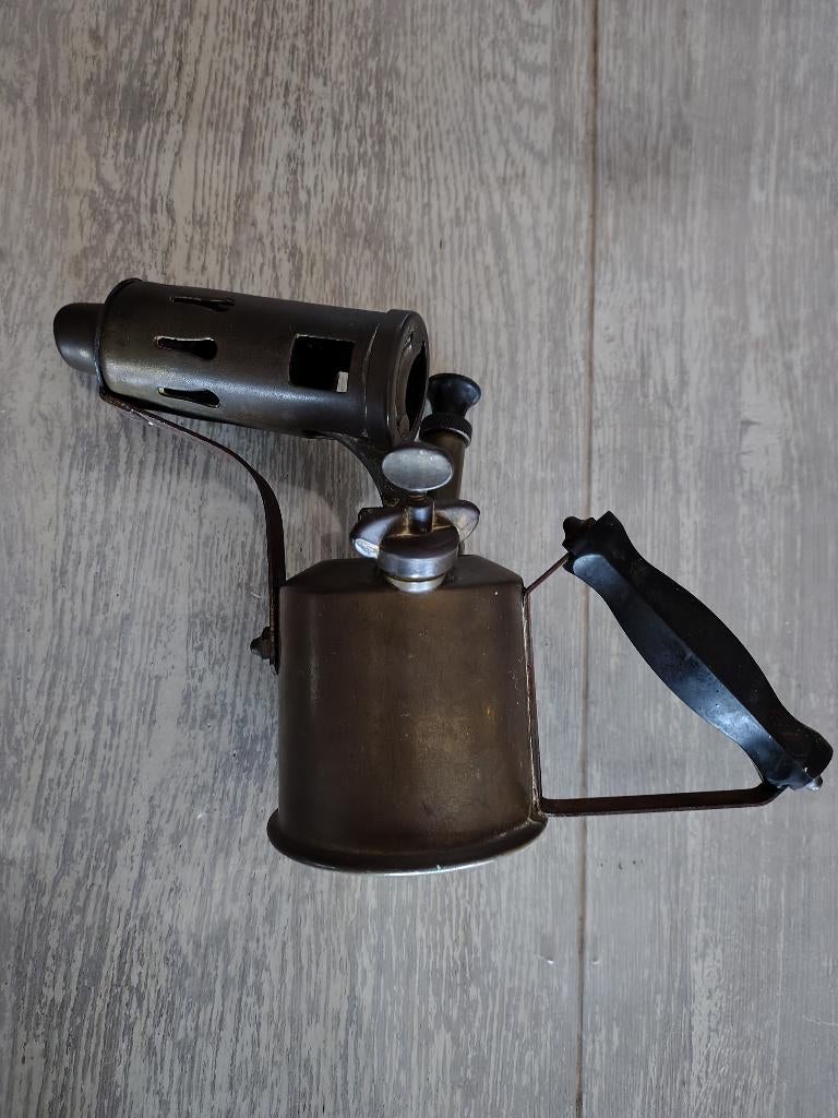 Antieke benzinebrander, Antiek en Kunst, Antiek | Gereedschap en Instrumenten, Ophalen of Verzenden