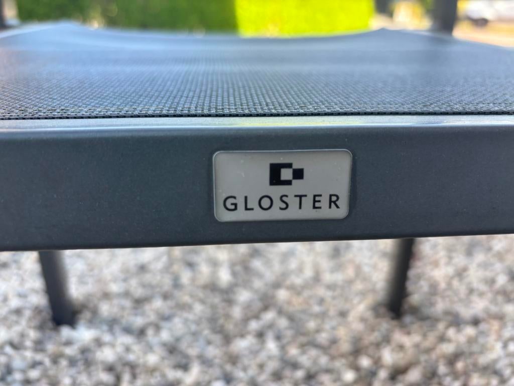 4x Gloster stoel van aluminium, Ophalen, Gebruikt, Metaal