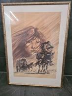 Tekening  Hermann Huppen, Antiek en Kunst, Kunst | Tekeningen en Foto's, Ophalen