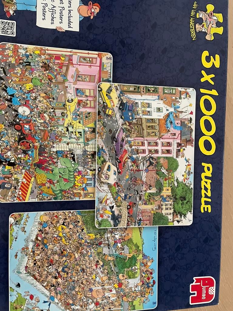 Jan v Haasteren, Hobby en Vrije tijd, Denksport en Puzzels, Zo goed als nieuw, 500 t/m 1500 stukjes, Ophalen of Verzenden