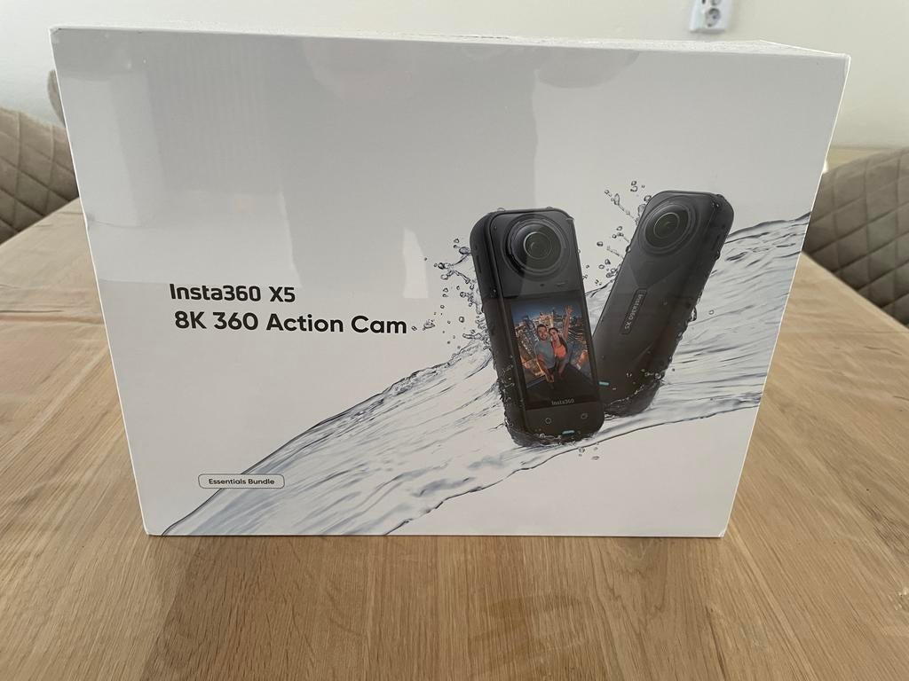 Insta360 X5 Essentials Bundle 8K 360 Action Cam, Ophalen of Verzenden, Nieuw, Overige merken