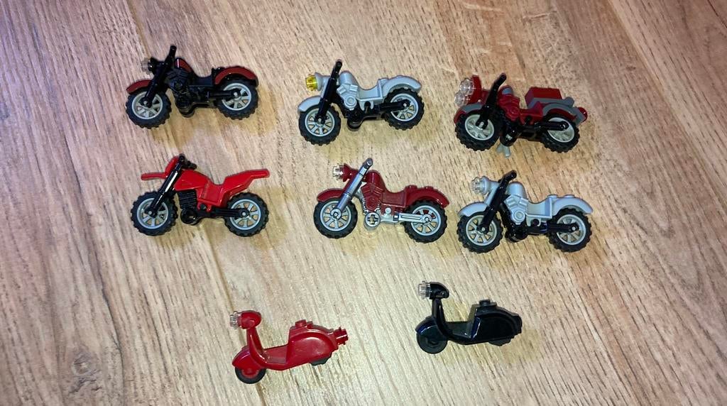 Lego motoren en scooters ️, City, Lego, Ophalen of Verzenden, Zo goed als nieuw