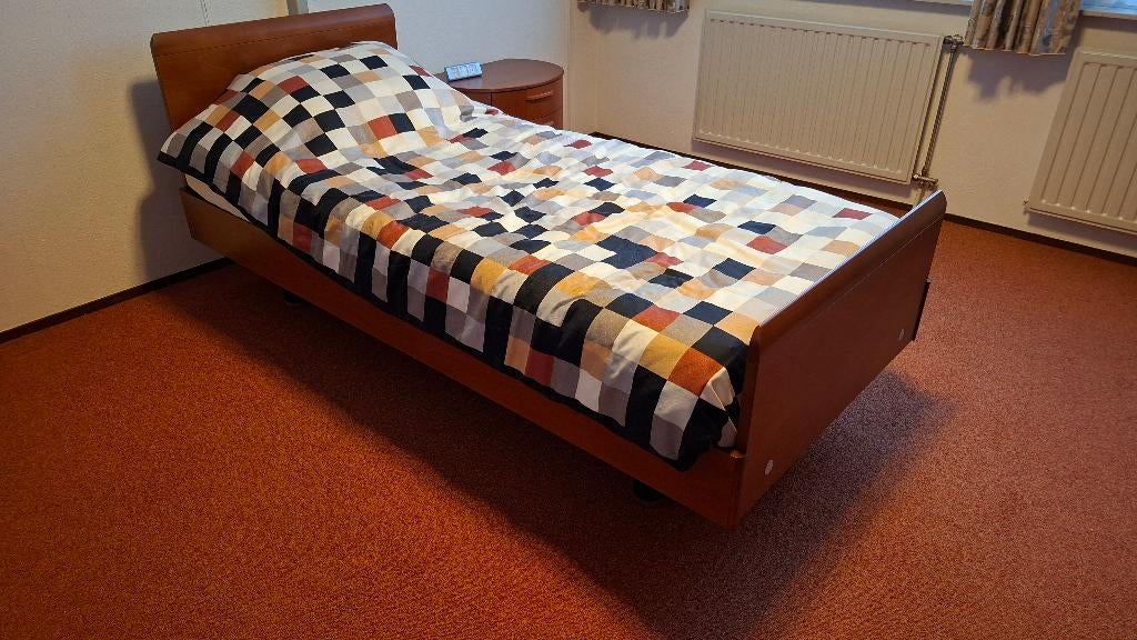 Bed en kleerkast, Ophalen, Eenpersoons, Hout, Verstelbaar