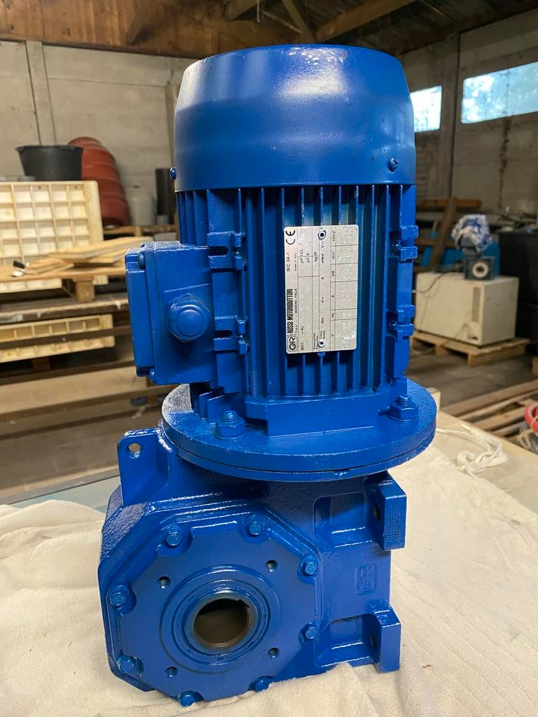 Rossi B5 Motor met reductor 0,55 kW, Ophalen of Verzenden, Nieuw, Elektromotor, Minder dan 1400 rpm