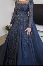 Henna jurk / Verlovingsjurk / Bruidsjurk Donkerblauw, Galajurk, Blauw, Gedragen, Ophalen