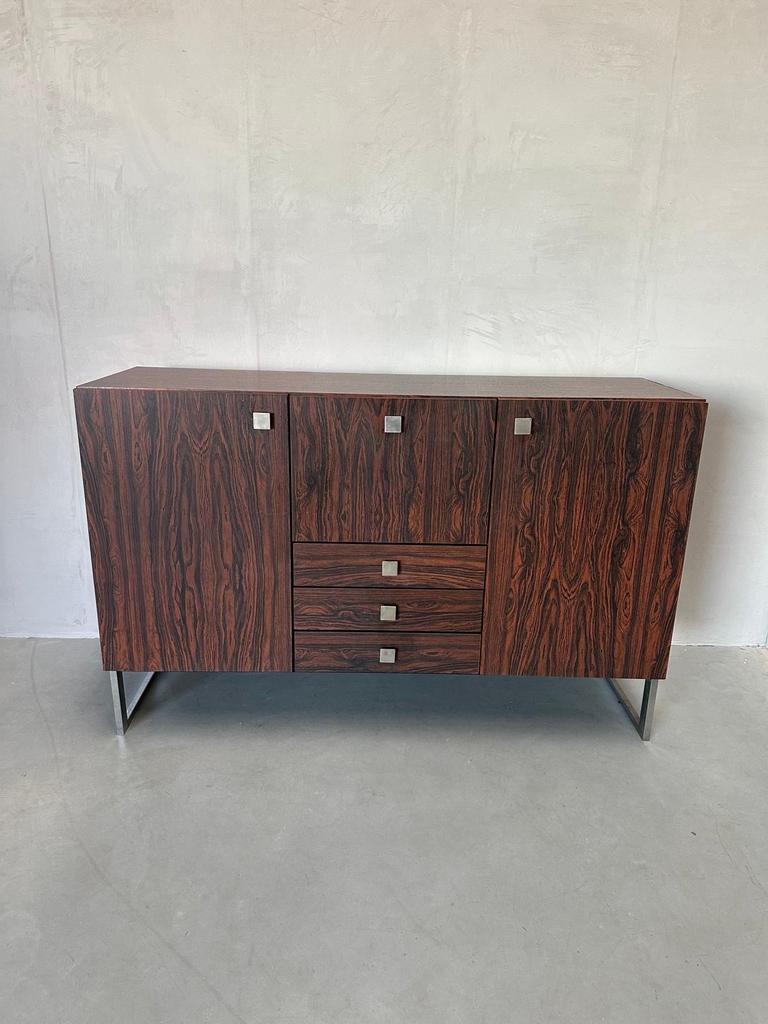 Vintage Formica Palissander Patroon Dressoir - Jaren '60/'70, Verzamelen, Retro, Ophalen