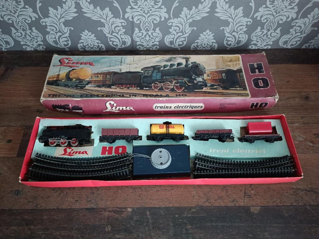Stoom Trein HO (Lima) Battery (1966), Hobby en Vrije tijd, Modeltreinen | H0, Wisselstroom, Verzenden, Märklin, Nieuw
