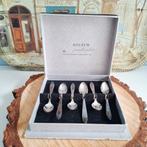 Keltum 'P3', 6 verzilverde mokka lepeltjes in originele doos, Ophalen of Verzenden