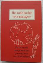 Het rode boekje voor managers ISBN 9789045309620, Ophalen of Verzenden, Zo goed als nieuw, Management, Jan Dijkgraaf