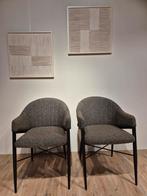 Laatste twee!! Armstoelen taupe, bruin, zwart, Ophalen, Twee, Bruin, Nieuw
