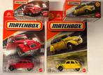 Matchbox 1970 Citroën 2CV - 2x USA card, 2x Power Grabs, Verzenden, Nieuw, Auto