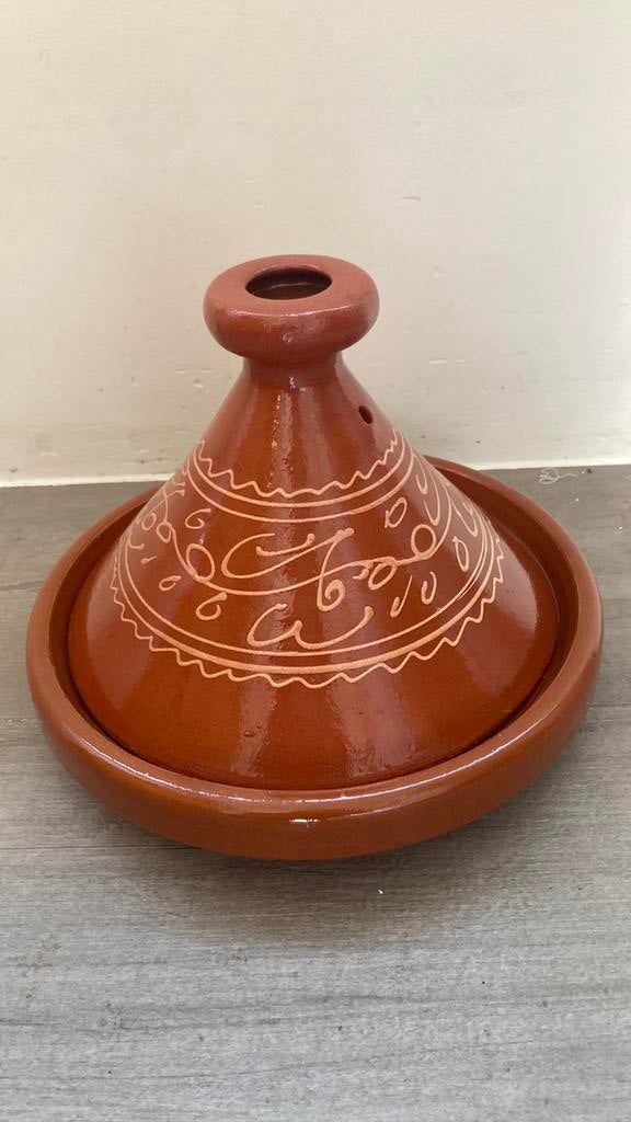 Tajine van geglazuurd aardewerk, Huis en Inrichting, Ophalen, Zo goed als nieuw, Overige materialen, Overige typen