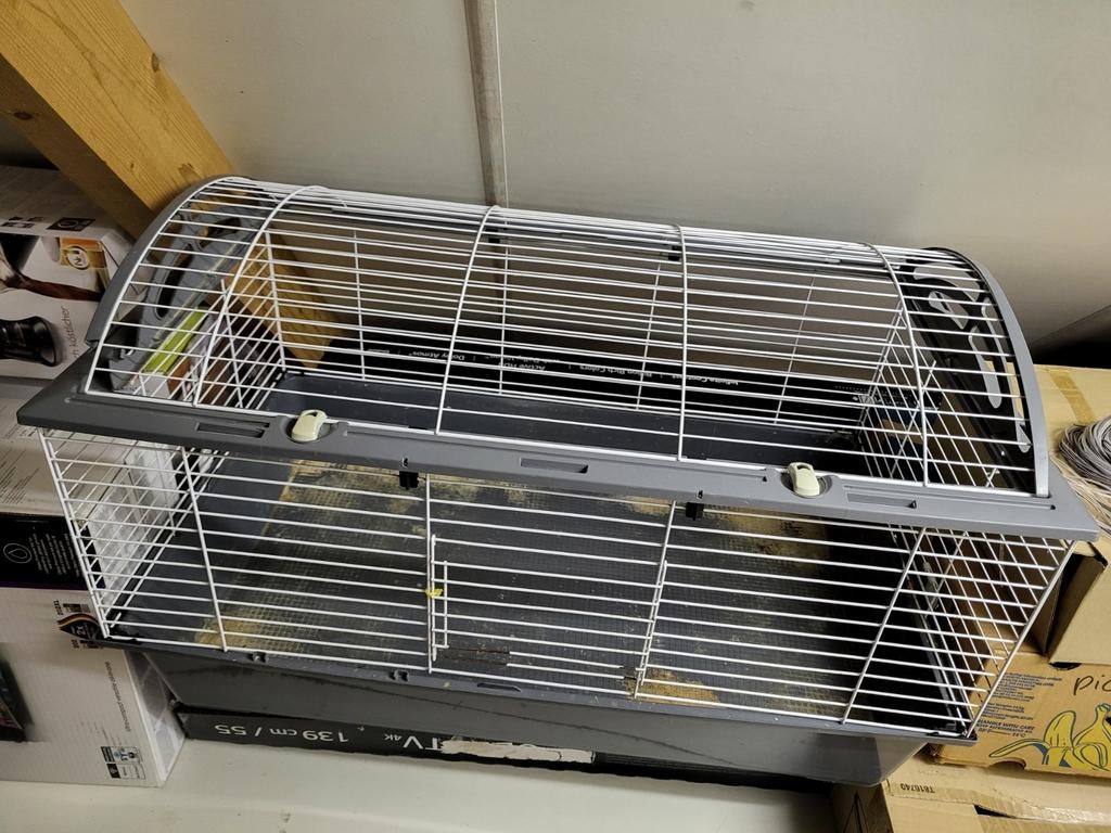 Kooi voor konijnen of cavia's (binnenhok), Dieren en Toebehoren, Kooi, 75 tot 110 cm, Cavia, Ophalen