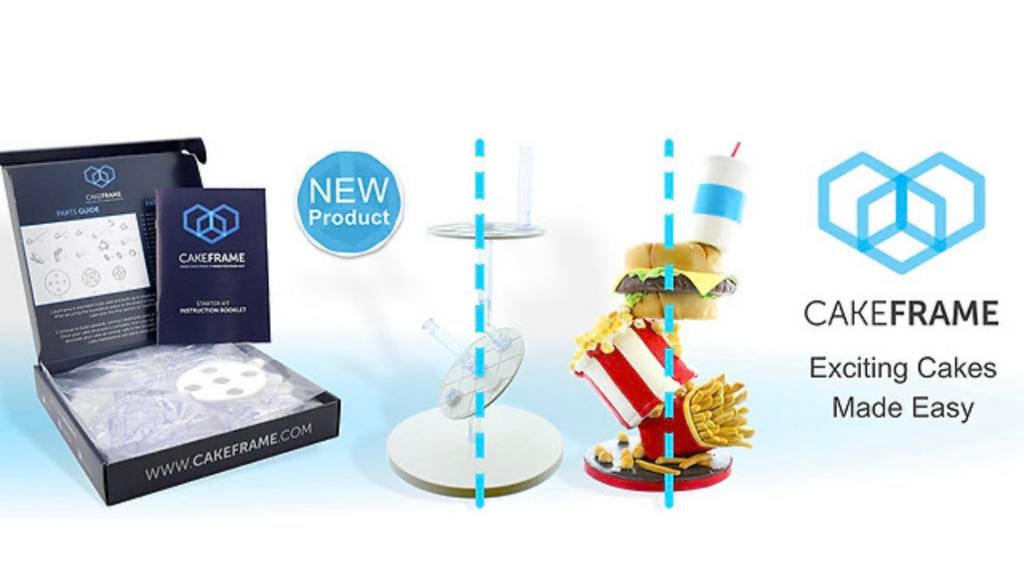 CakeFrame starter kit nieuw in doos, Ophalen of Verzenden, Nieuw, Taarten, Overige typen