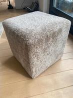 hocker / poef zandkleurig, Minder dan 50 cm, Vierkant, Minder dan 50 cm, Ophalen of Verzenden