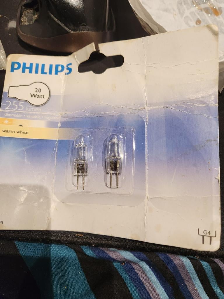 Philips G4 Halogeenlampen 20 Watt, 255 Lumen, Warm Wit, Ophalen of Verzenden, Nieuw