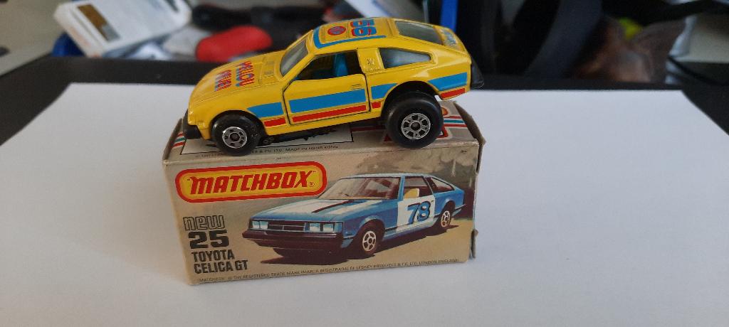 Matchbox 25d Toyota Celica GT, Ophalen of Verzenden, Zo goed als nieuw, Auto