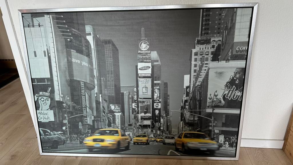 Ikea Alleby foto in lijst 100x140, Huis en Inrichting, Woonaccessoires | Schilderijen, Tekeningen en Foto's, Ophalen, Gebruikt