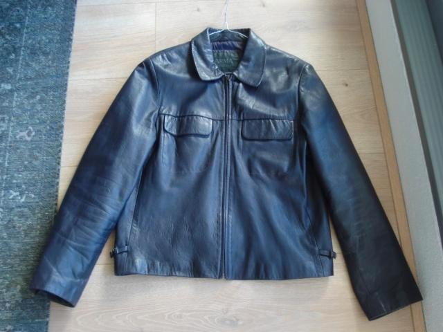 Leuke leren jas van het dure merk ARMA maat 40, Kleding | Dames, Jassen | Zomer, Zo goed als nieuw, Maat 38/40 (M), Paars, Ophalen of Verzenden