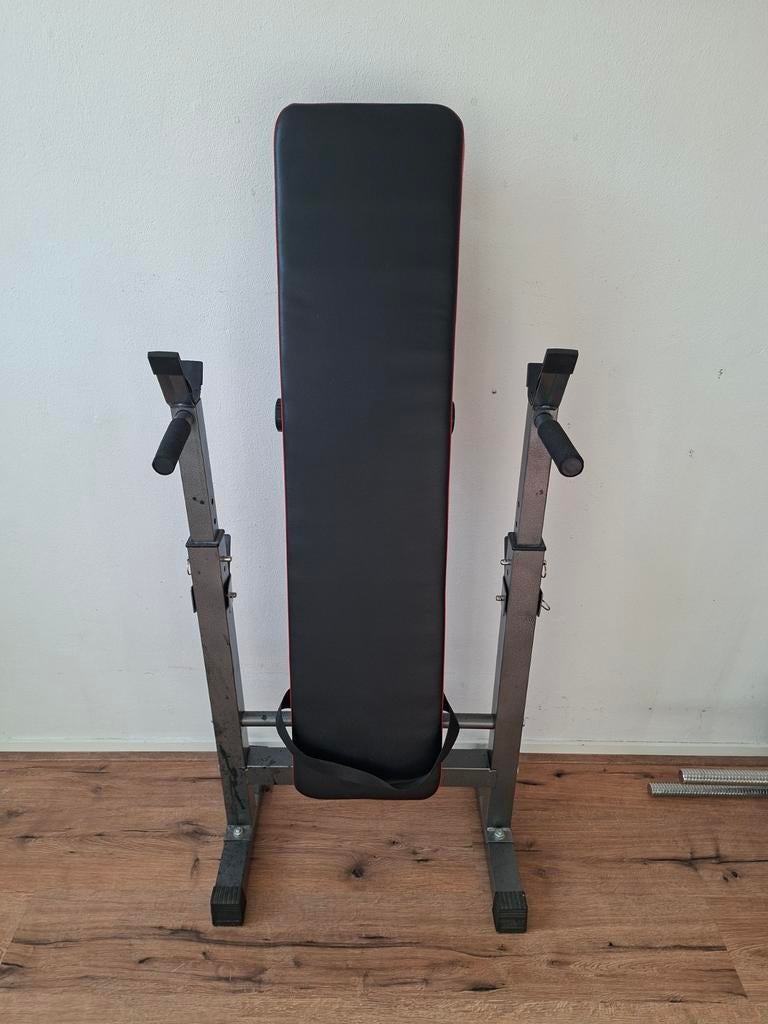 Halterbank met dipsteun, Ophalen, Zo goed als nieuw, Fitnessbank
