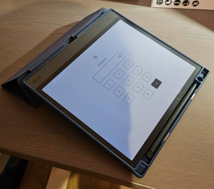 Complete Boox Note Air 4c (kleur e-ink tablet), Computers en Software, Android Tablets, Zo goed als nieuw, Wi-Fi, 10 inch, 64 GB