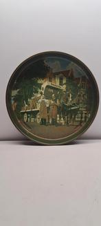 Vintage Heineken Bier Dienblad - Diameter 33 cm, Ophalen of Verzenden, Gebruikt, Heineken