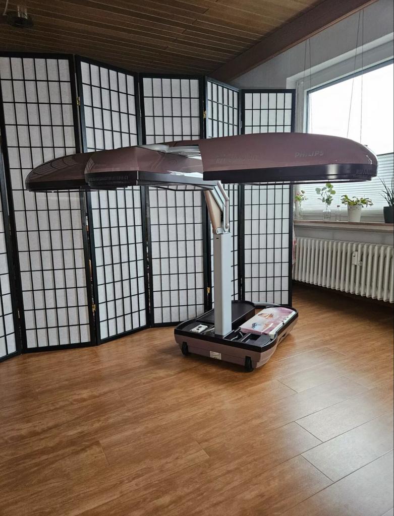 Sunmobile HB 975 Infrarood Zonnebank 6uur!!!!, Ophalen, Gebruikt, Zonnebank enkelzijdig, Minder dan 10 lampen