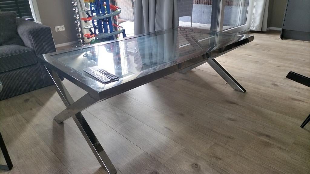 Rivièra Maison stijl salon tafel, Huis en Inrichting, Tafels | Salontafels, Ophalen, Gebruikt, 100 tot 150 cm, 50 tot 100 cm