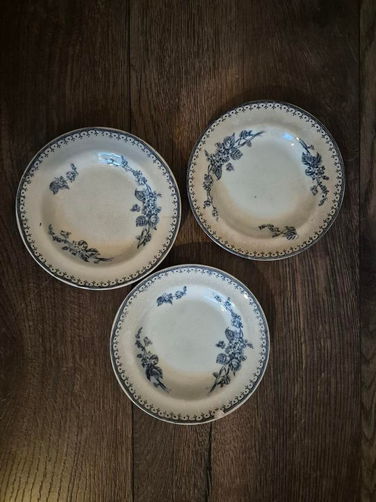 3x bordje/schoteltje Meibloem, Ophalen